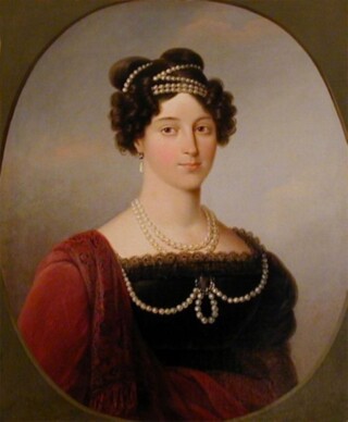 Julie als grootvorstin Anna Feodorovna van Rusland