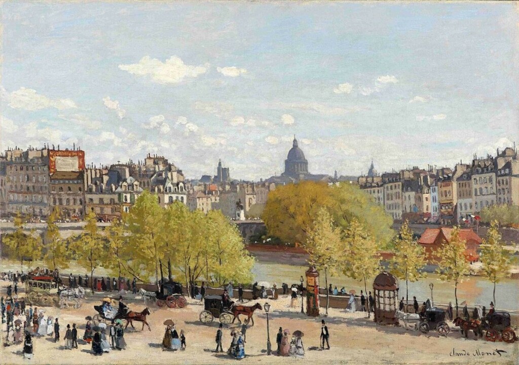 Quai du Louvre 1867 - Claude Monet