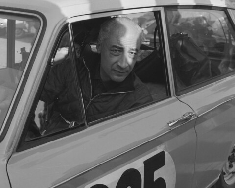 Maus Gatsonides tijdens de Rally van Monte Carlo (Eric Koch/Anefo)
