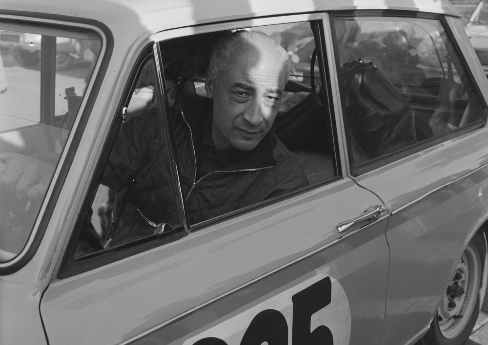 Maus Gatsonides tijdens de Rally van Monte Carlo (Eric Koch/Anefo)