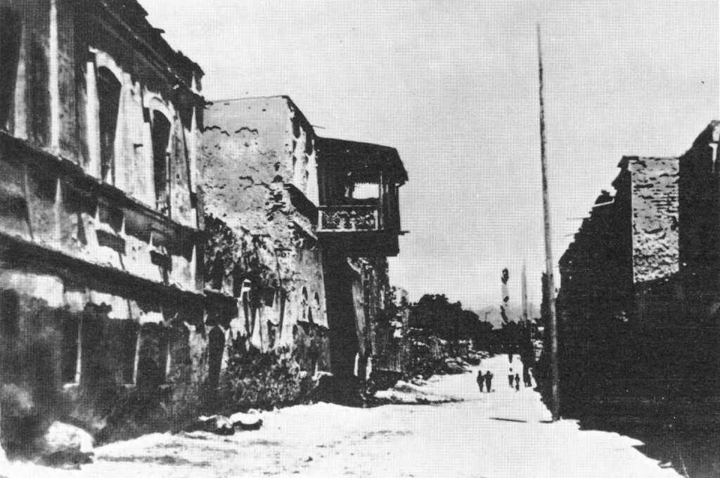 Verwoest Jerevan na de Turks-Armeense Oorlog van 1920.