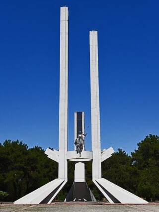Monument voor het Verdrag van Lausanne in Edirne, Turkije