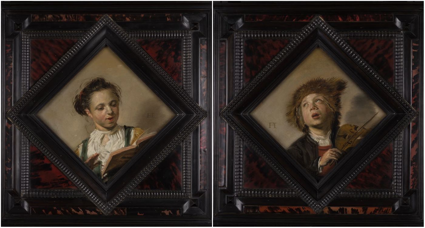 De twee aangekochte genrestukken van Frans Hals