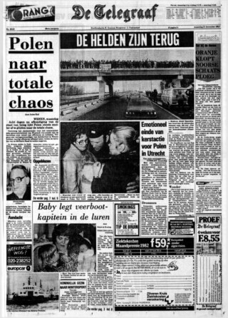 Telegraaf van 21 december 1981