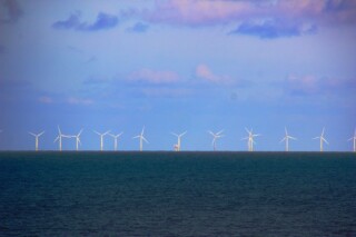 Geen lege horizon aan zee