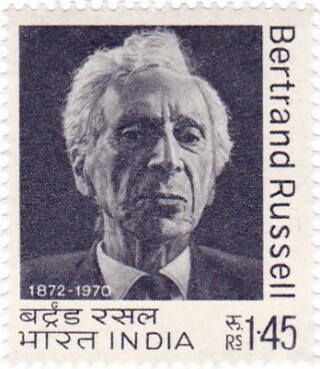 Bertrand Russell postzegel