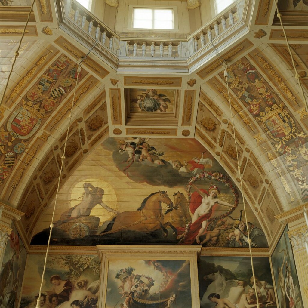 Oranjezaal, gewelf boven de westwand
