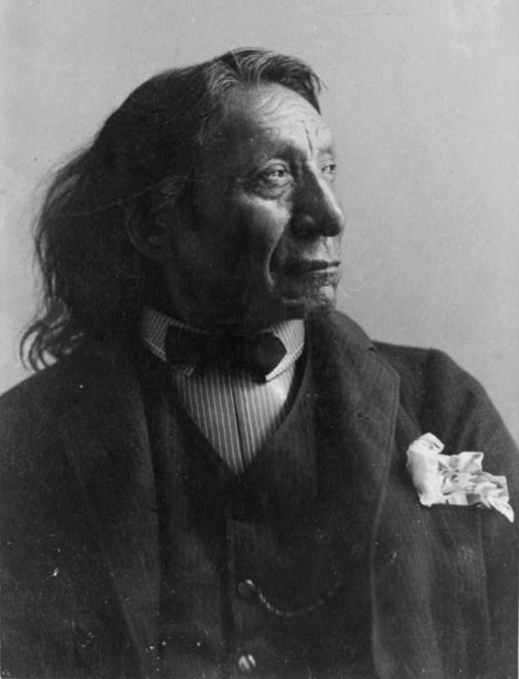 Red Cloud in pak, 1891