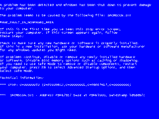 Het bekende scherm in Windows XP