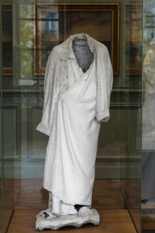 Étude de robe de chambre voor Balzac, gips – Auguste Rodin, 1897 