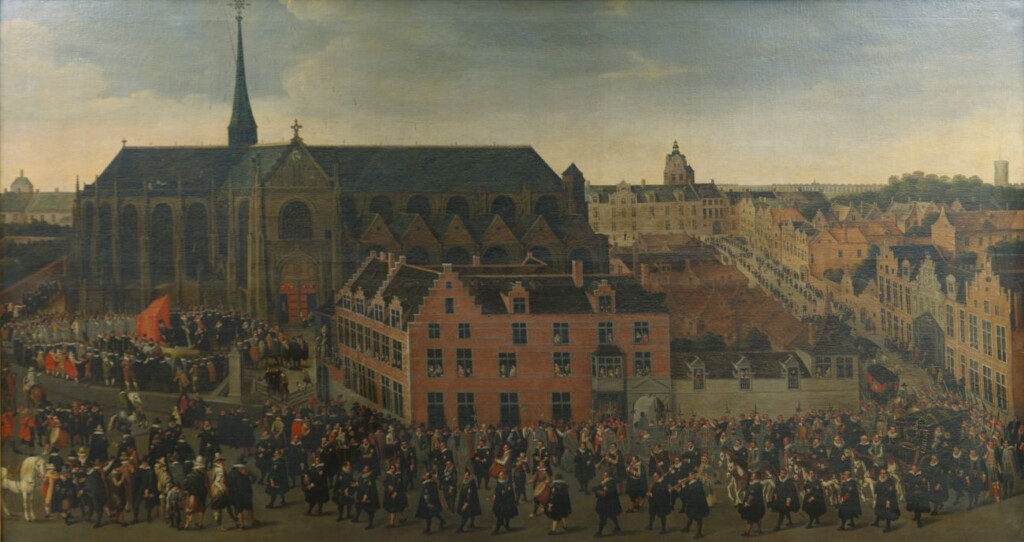 Antoine Sallaert, ’Infante Isabelle abattant l’oiseau au concours de tir des arbalétriers de Notre-Dame