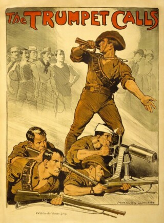Australische rekruteringsposter uit de Eerste Wereldoorlog