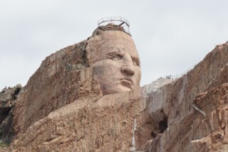 Crazy Horse Monument vlak bij Mount Rushmore