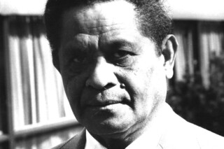 Ds. Semuel Metiary (1917-2007), voorzitter van de Badan Persatuan, de belangenorganisatie van Zuid-Molukkers in Nederland, in 1975