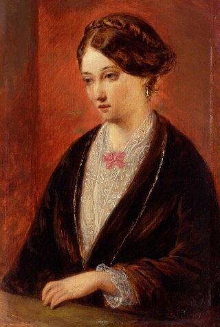 Florence Nightingale in de jaren 1840 - Schilderij van Augustus Egg