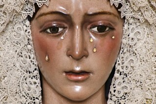 María Santísima de la Esperanza Macarena voor de restauratie