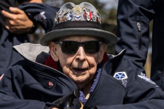 Veteraan 'Papa Jake' tijdens de D-Day-herdenking in 2025