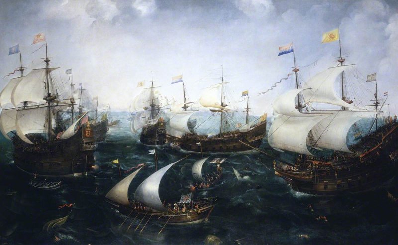 Heemskerck wordt verslagen bij Gibraltar (1607)