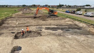 De opgravingslocatie principia katwijk