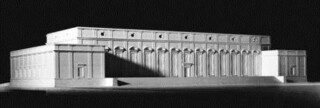 Model (rond 1933) van het geplande Führermuseum in Linz,