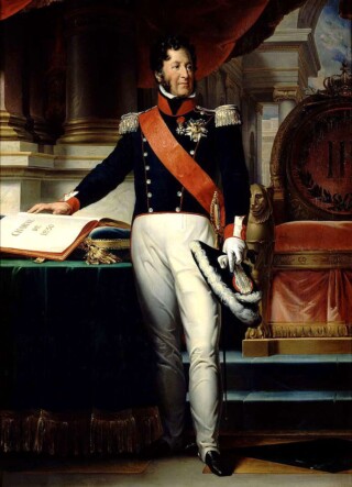 De Franse koning Louis-Philippe (Lodewijk Filips)