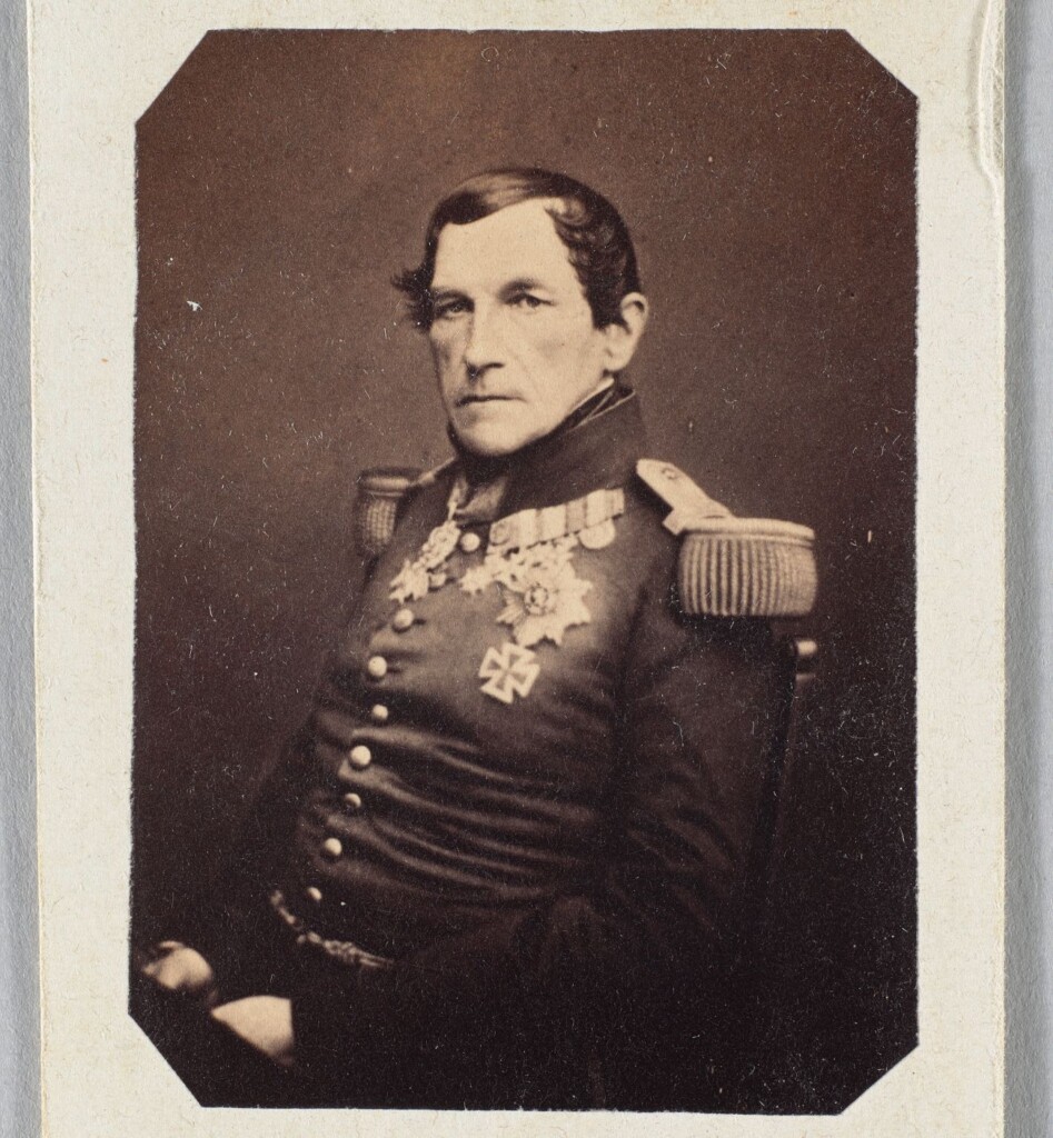 Portret van Leopold I uit 1856 - Gemaakt door Louis Ghémar en Robert Severin