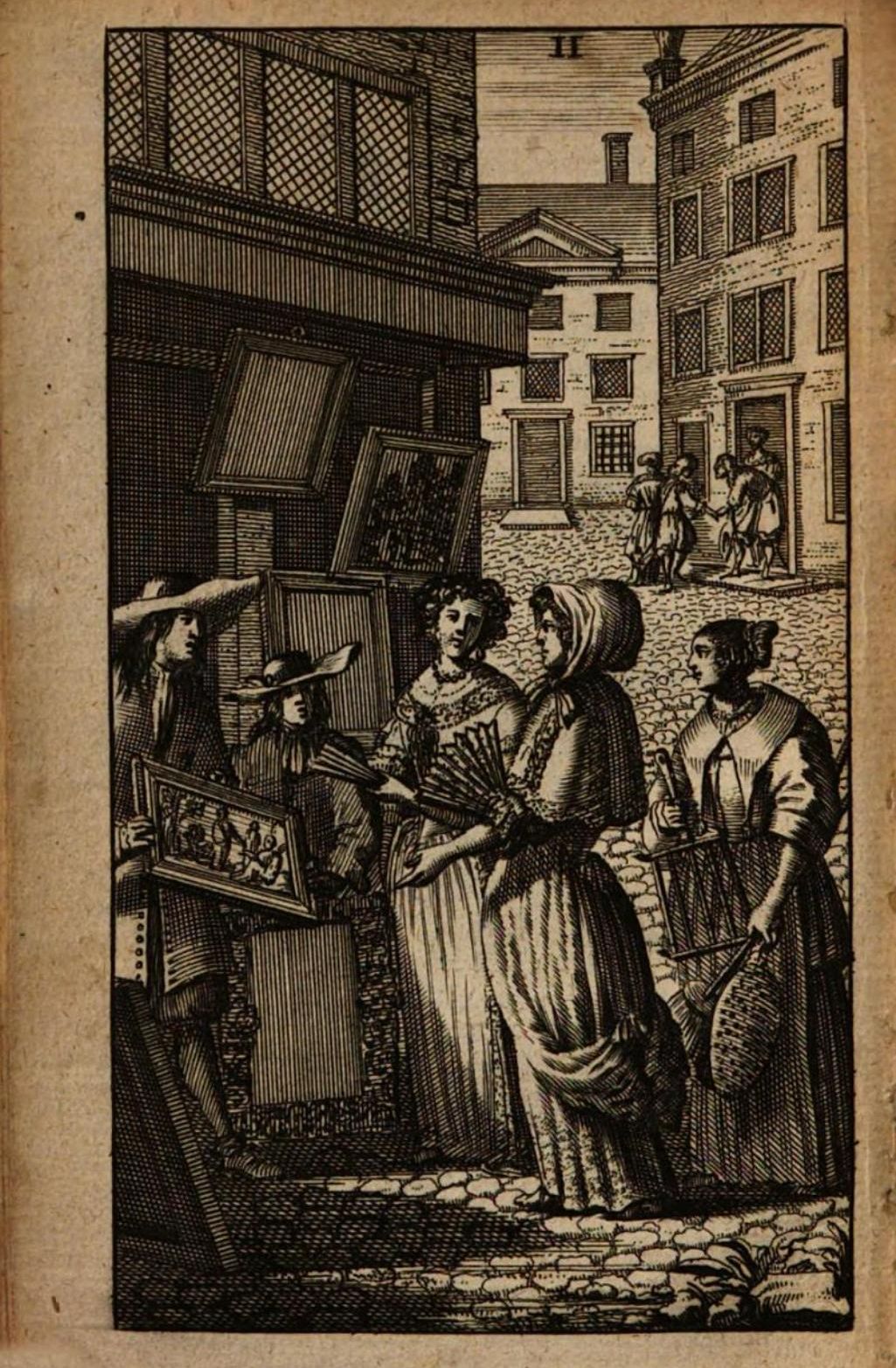 Prent uit 'De tien delicatessen des huwelijks' (1678) van Petrus de Vernoegde
