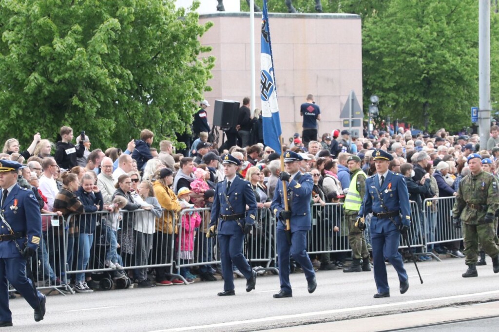 Vaandel van de luchtmachteenheid Satakunta