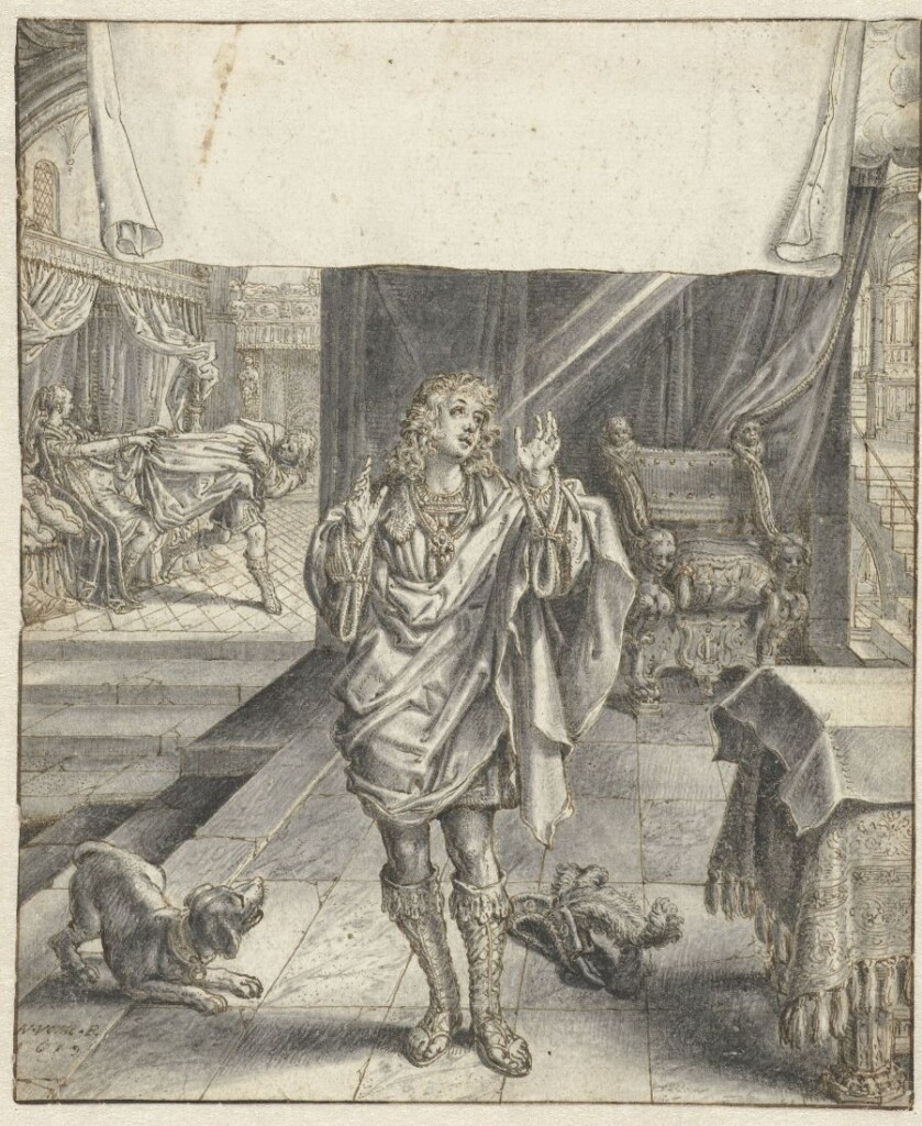 Adriaen Pietersz van de Venne, Ontwerp voor het frontispice van Jacob Cats