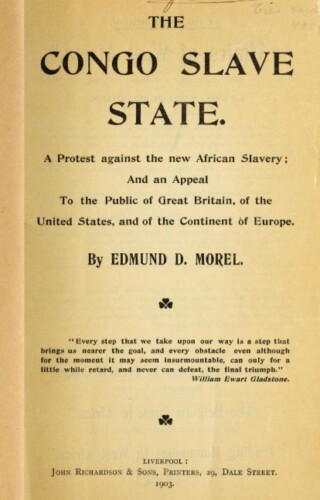 Congo slave state Morel