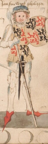 Fantasieportret van graaf Jan II van Holland