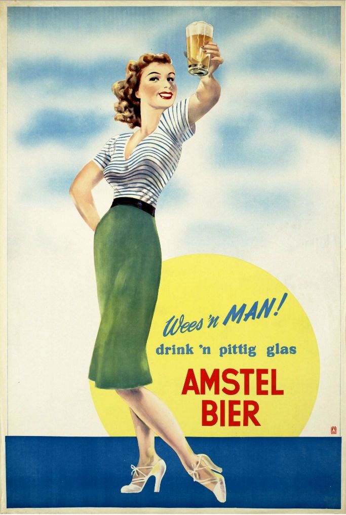 Frits van Alphen - Wees 'n man drink 'n pittig glas Amstel bier