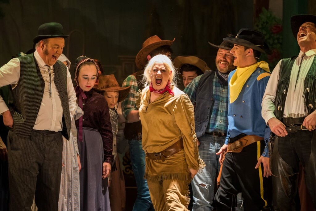 Moment uit de Calamity Jane musical, 2017