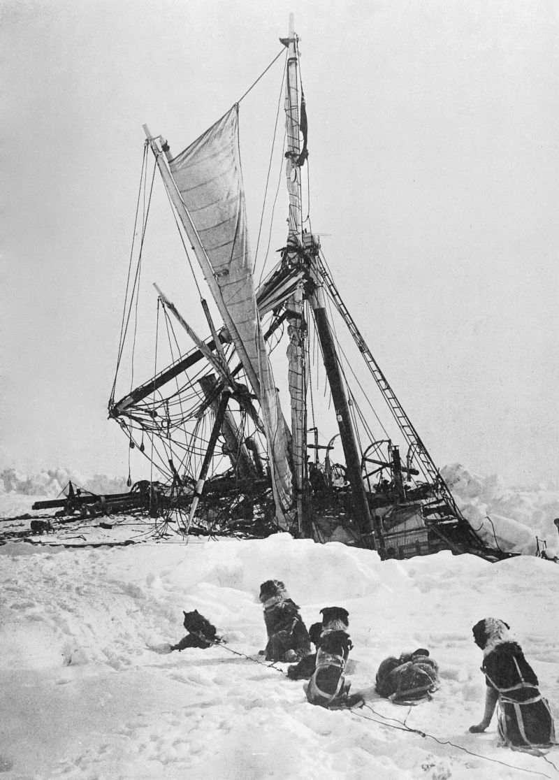 De zinkende Endurance, november 1915