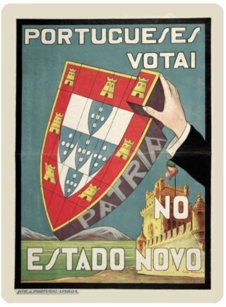 ‘Portugezen stemmen voor de Estado Novo’,