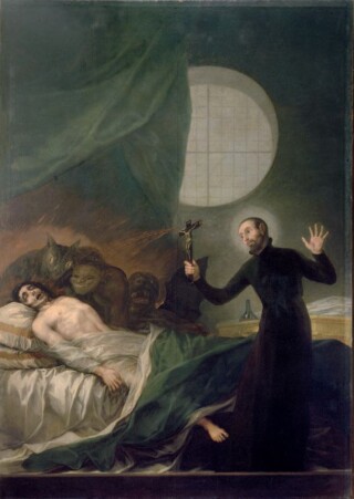 Exorcisme volgens Francisco de Goya, 1788
