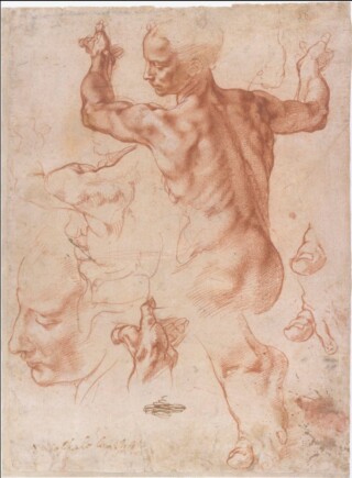 Michelangelo Buonarroti (1475-1564) Studies voor de Libische Sibille