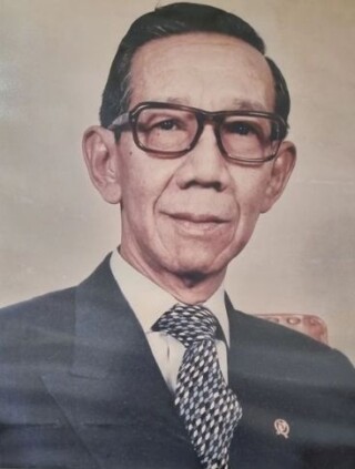 Soemitro in 1973 als minister