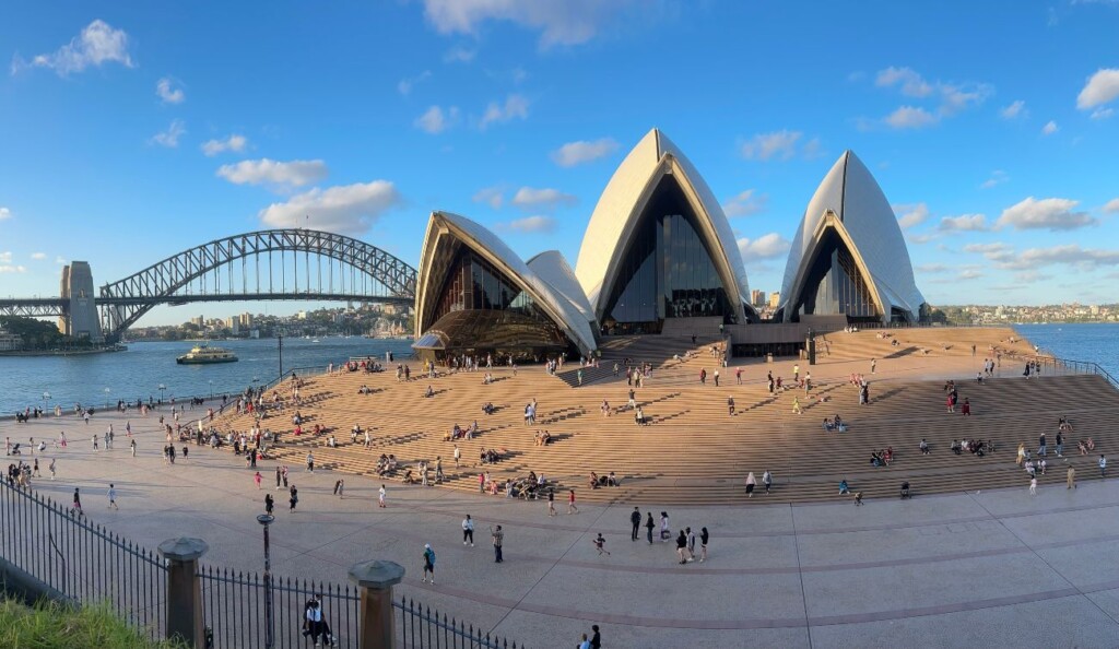 Sydney Opera House en Sydney Harbour Bridge
