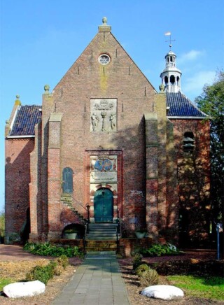 Westgevel van de kerk van Harkstede
