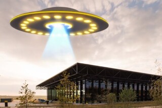 Promotiebeeld bij de documentaire 'De UFO's van Soesterberg'