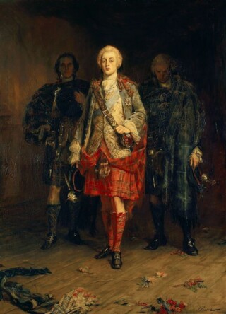 Bonnie Prince Charlie, schilderij van John  Pettie
