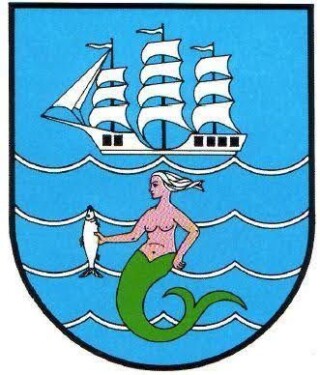 Het wapen van Ustka in de negentiger jaren
