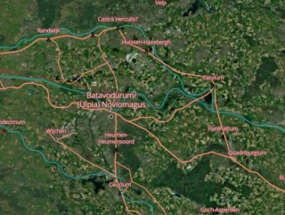 Romeinse wegen op het huidige grondgebied van Nederland