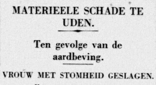 aardbeving uden 1932