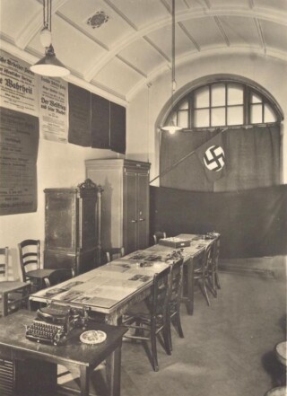 Hitlers eerste partijhoofdkwartier in de Sterneckerbräu in München