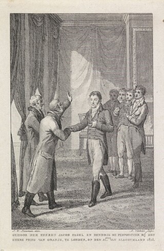 Gehoor de Heeren Jacob Fagel en Hendrik de Perponcher bij den Heere Prins van Oranje, te Londen