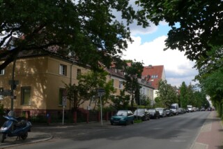 Willekeurige straat in Eichkamp, Berlijn
