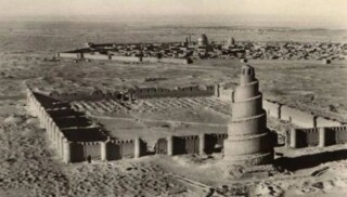Grote Moskee van Samarra, gebouwd onder kalief al-Mutasim