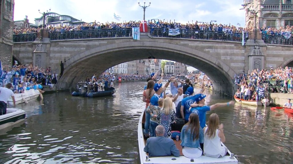 Kampioensviering van KAA Gent in de binnenstad – 2015